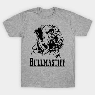 Bullmastiff dog Portrait T-Shirt